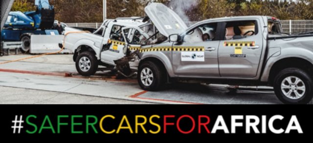 Global NCAP Car to Car crash test  demonstrates double standard on vehicle safety in Africa