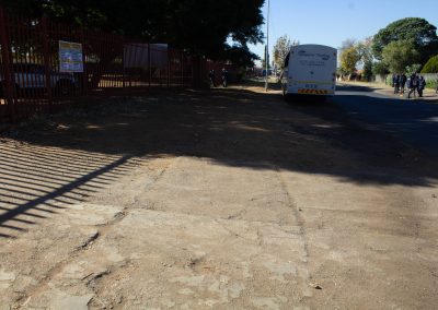 Construction of two additional raised pedestrian crossings at school