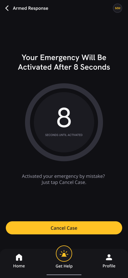 Armed Response Panic – 8 Second Delay