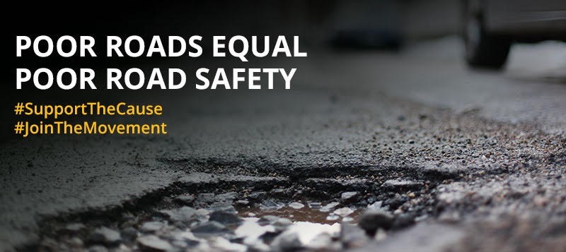 Poor infrastructure equals poor road safety
