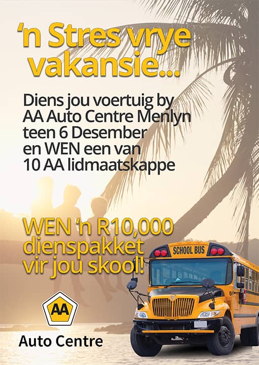 Win with AA Auto Centre Menlyn